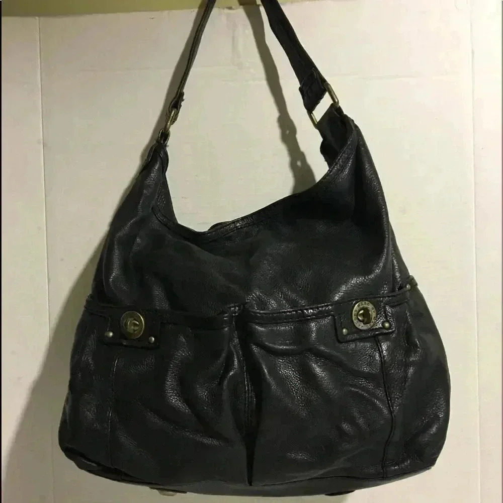 Marc by Marc jacobs Black leather shoulder bag